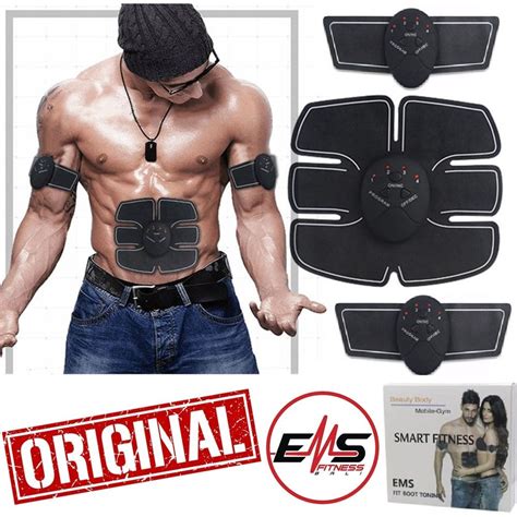 Ems Aparelho Tonificador Muscular El Trico Abdominal Beauty Body Perna