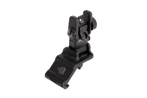 Leapers Utg Accu Sync 45 Degree Ar 15 Flip Up Rear Sight Mt 945