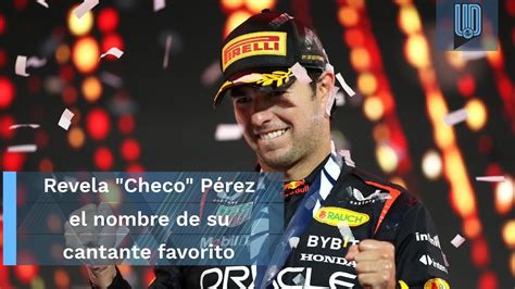 Checo Pérez reveló que su cantante favorito es fue un ganador de La