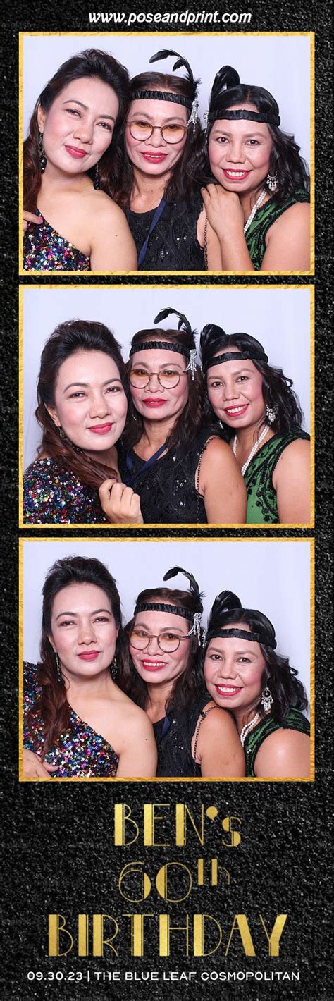 Ben's 60th Birthday - Vintage Booth - Pose And Print Photobooth Philippines