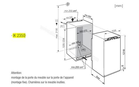 LIEBHERR IK 2350 Fiche Technique Prix Et Avis