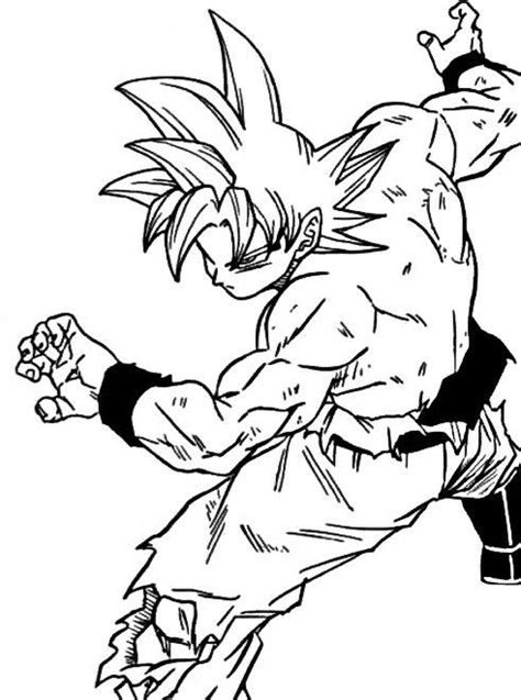 Goku ultra instinto Manga Dibujos Ilustración de dragón Anime