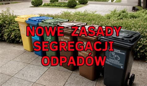 Nowe Zasady Segregacji Odpad W Ukasz Grochala Radny Gminy Lesznowola