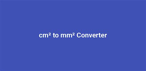 cm² to mm² Converter