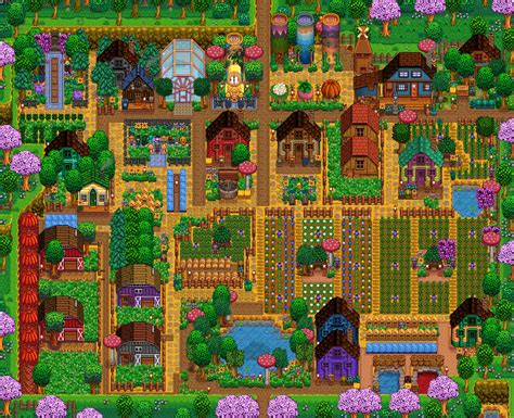 Stardew Valley Layout Fazenda Padrão Farm Standard Layout de