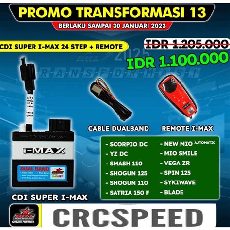 Cdi Imax I Max Super 24 Step Plus Remote Brt Yamaha Jupiter Z 5tp Dan