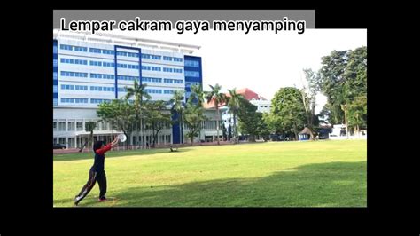 Lempar Cakram Gaya Menyamping Dan Membelakangi Youtube