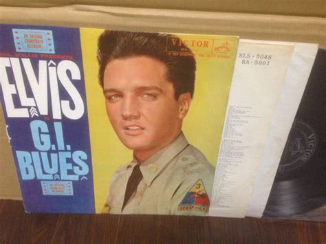 【やや傷や汚れあり】lp ペラジャケ エルヴィス・プレスリー Giブルース Giblues Ra 5001 Elvis Presley 管