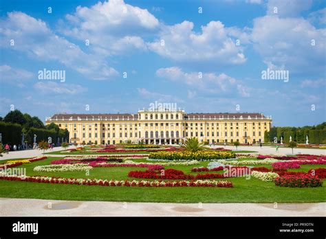 Schonbrunn Palace Imperial Summer Residence In Vienna Austria Stock