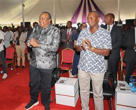 Photos Uhuru Attends Lucy Muhinga S Memorial Service In Kipipiri