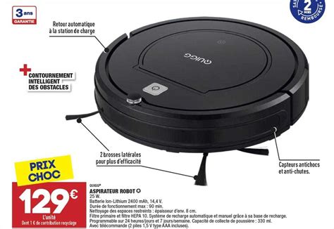 Promo Aspirateur Robot Quigg Chez Aldi Icatalogue Fr