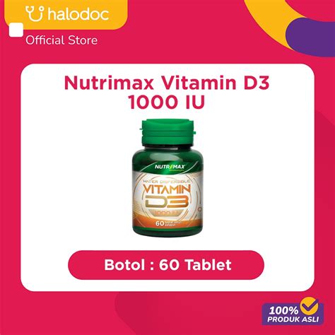 Jual Nutrimax Vitamin D Iu Tablet Shopee Indonesia