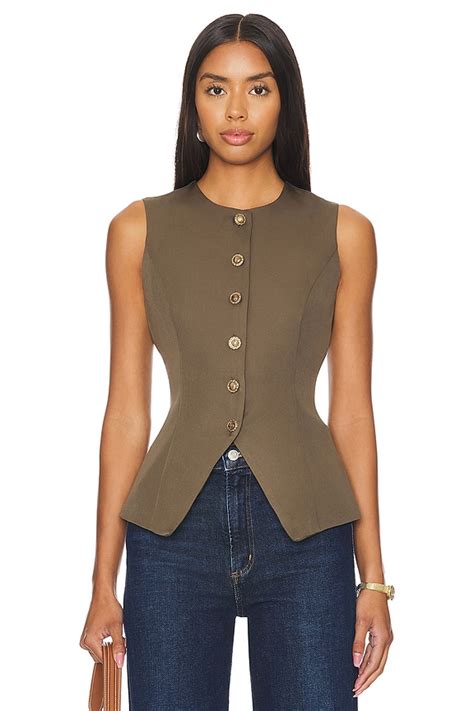 Sndys X Revolve Emiliana Top In Khaki Revolve