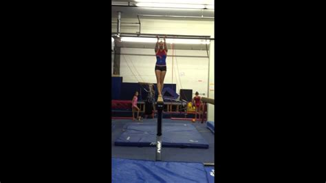 Straddle Jump Back Tuck Beam Youtube