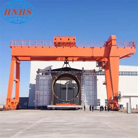 Mg Model Double Girder Beam Gantry Door Crane For Cement Plant With Ce