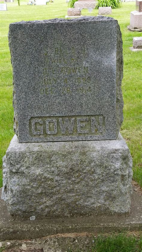 Estella Jane Allen Gowen 1859 1914 Find A Grave Memorial