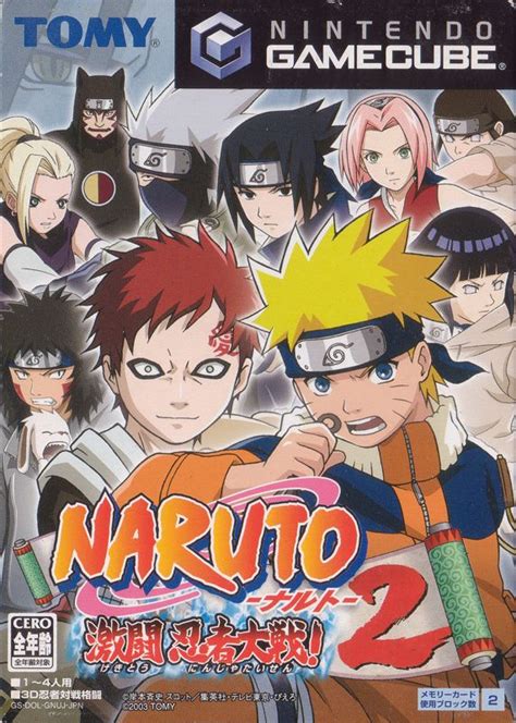 Naruto Clash Of Ninja Gamecube Box Cover Art Mobygames