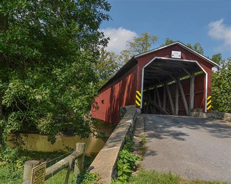 Pinetown Covered Bridge Photograph By Dave Sandt Fine Art America