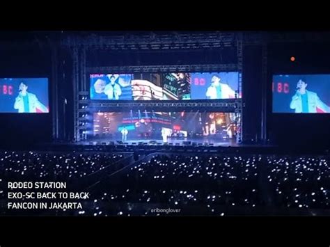 Exo Sc Rodeo Station Back To Back Fancon In Jakarta Live