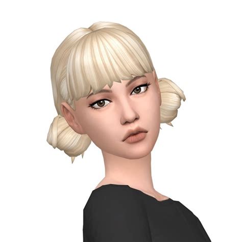 Sims 4 Bangs Dyed Hair