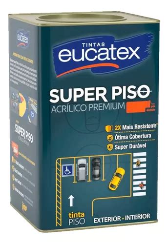 Tinta Eucatex Acr Lico Pintura Super Piso Premium L Cores