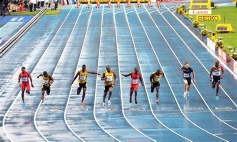 World Championships: Men's 100m/200m - AW