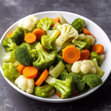 The Beauty Of Steamed Vegetables