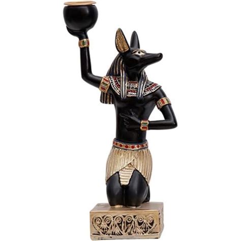 Statue De Déesse Égyptienne Bastet Chat Statue Bougeoir Vintage