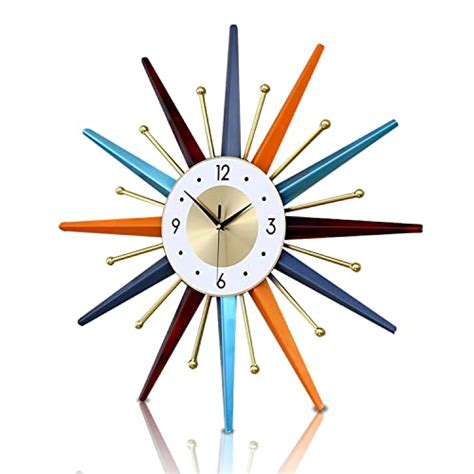 Mid Century Starburst Wall Clock A Timeless Classic