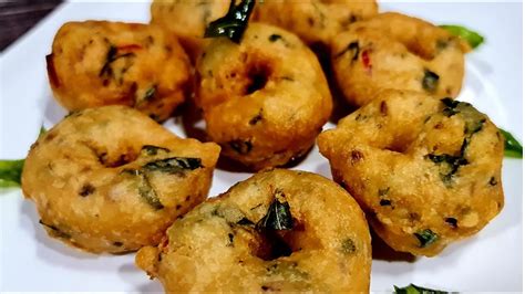 Vadai Donut Gebu Lembut Rangup Ulunthu Vadai Crispy Medhu Vadai