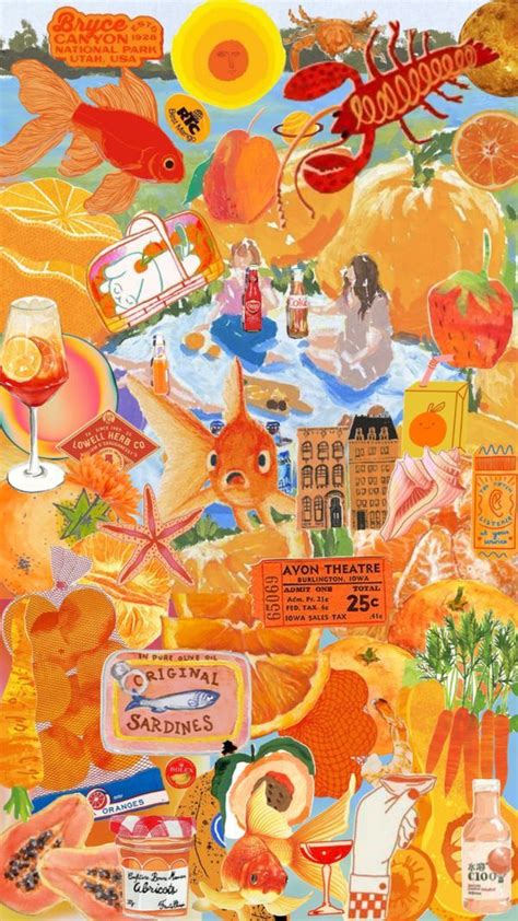 Check Out Sophiavlin S Shuffles Orange Maximalism Orange Goldfish