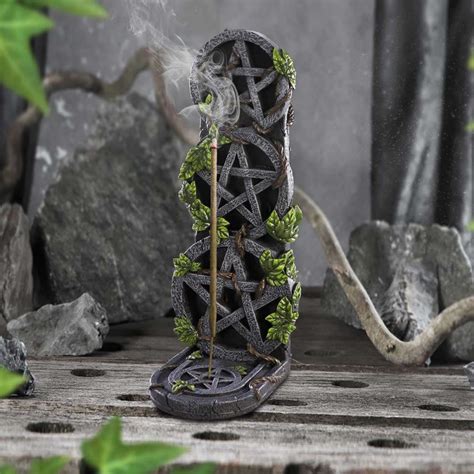 Nemesis Now Aged Pentagram Wiccan Incense Burner