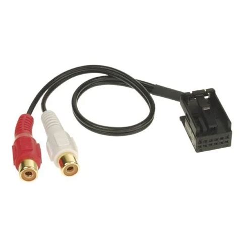 VW AUX Adapter Mini ISO Til Phono RCA Astina Dk