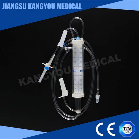 High Transparent Disposable Sterile Iv Infusion Set With Needle Luer