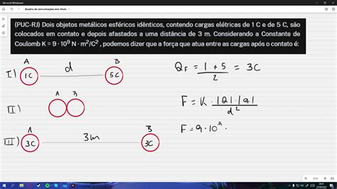 Dois Objetos Met Licos Esf Ricos Id Nticos Contendo Cargas El Tricas