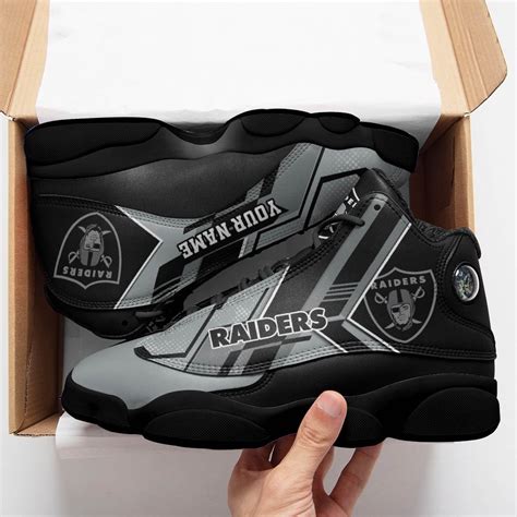 Las Vegas Raiders Custom Name Air Jordan Sneakers Bg Furmaly