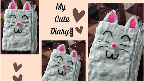 How To Make A Cute Diary Cover Diy Cute Diary Cover Notebook Cover