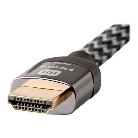 Monoprice Active High Speed Hdmi Cable 40 Feet Gray 4k60hz 18gbps 26awg Yuv 420 Cl3