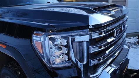 Replace Headlight Remove Grill 2021 Gmc Sierra 2500 Hd Youtube