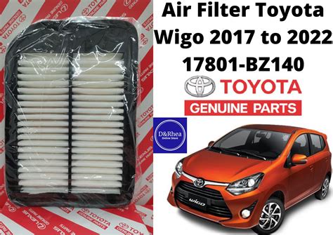 NEW ARRIVAL TOYOTA WIGO AIR FILTER 2017 To 2022 HIGH QUALITY Part