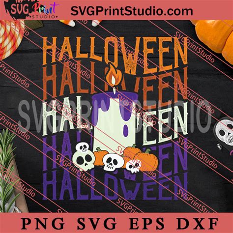 Halloween Candle Svg Happy Halloween Svg Witch Svg Eps