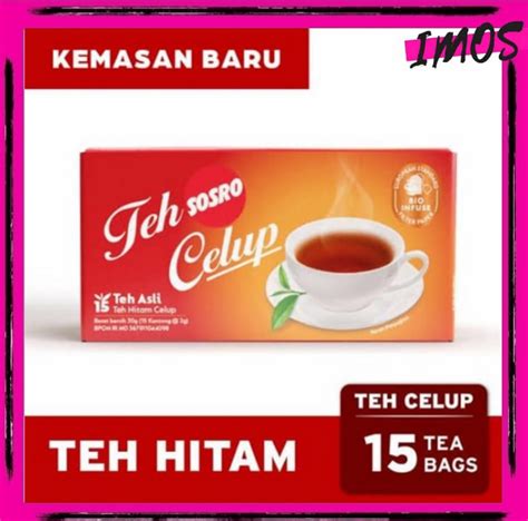 Teh Celup Sosro Teh Hitam Berkualitas Tea Bag Isi Lazada Indonesia