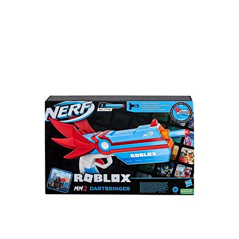 Hasbro-Nerf Elite Roblox MM2: Dartbringer Blaster With 3 Darts | Top Toys