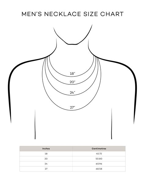 Necklace Size Guide Ernest Jones