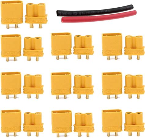 Amazon Amass 6Pairs XT60h XT60 Male Bullet Connector XT60E F