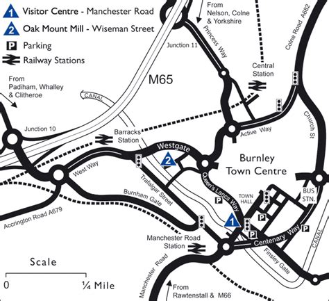 Map Of Burnley