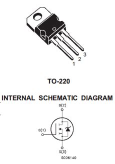 IRF840 Datasheet PDF Pinout N Channel MOSFET Transistor