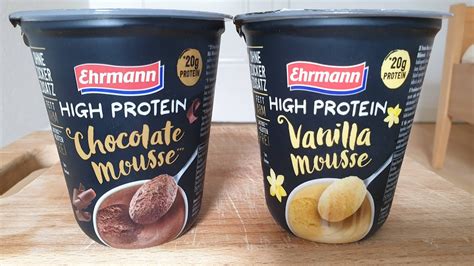 Ehrmann High Protein Mousse Vanilla And Chocolate Im Test Eklige