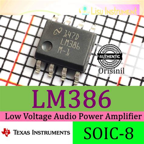 Jual Lm Low Voltage Audio Power Amplifier Soic Texas Instrument