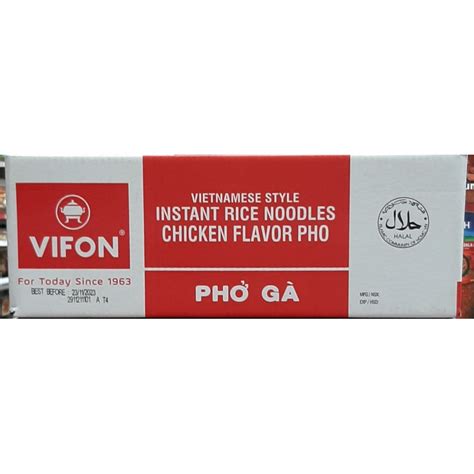 Vifon Ph G Vietnamese Instant Rice Noodles X G Chicken Pho Box